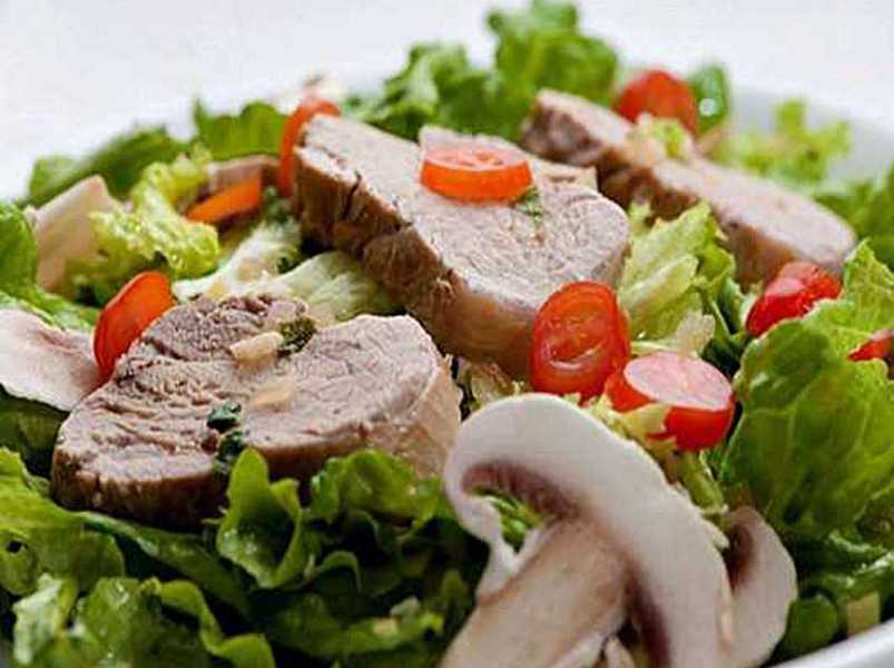 Салат Из Мяса Свинины Рецепты С Фото