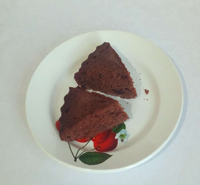 манник шоколадный на воде.