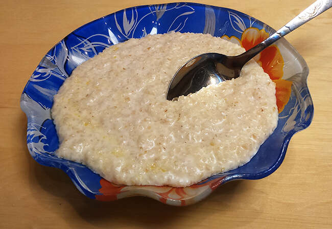 Ячневая каша, молочная, п/о, видео.