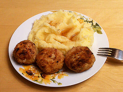 Тефтели из курицы с рисом, как в СССР. п/о, видео