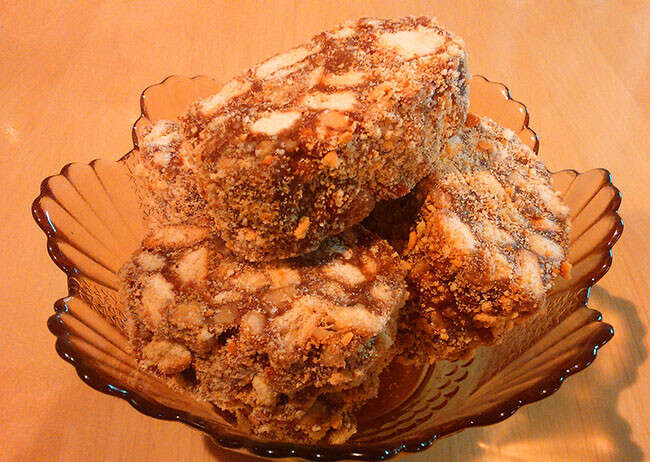 пирожное картошка «шоколадная колбаска» п/о, видео.