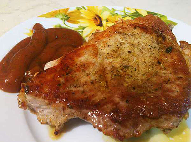 стейк из свинины. п/о.