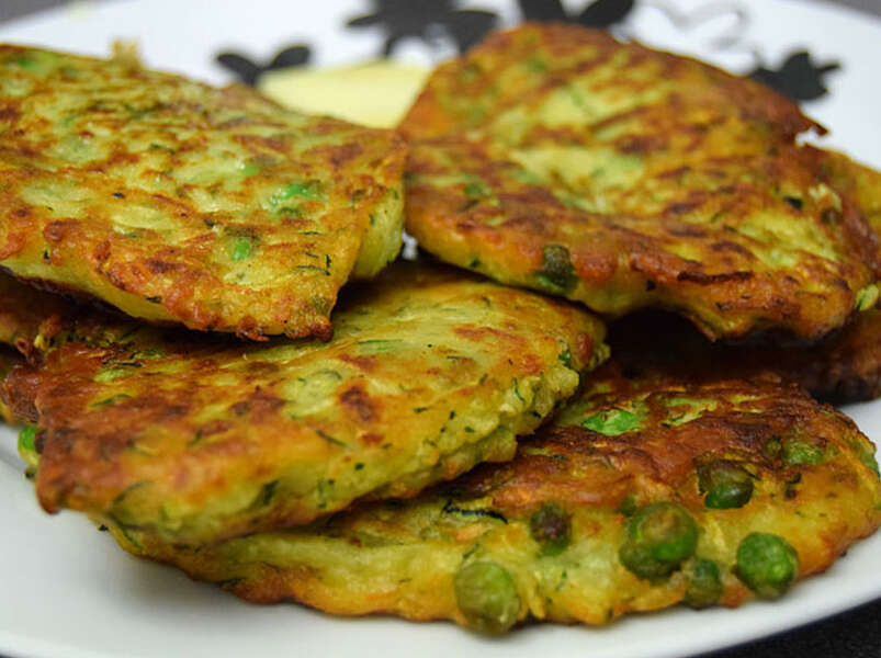 оладьи из кабачков.