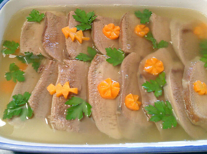 язык заливной.