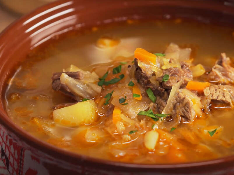 щи, из квашеной капусты, п/о.