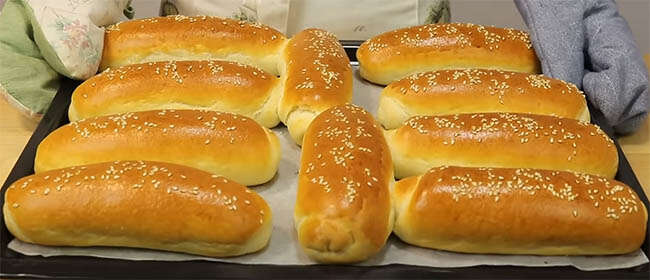 булочки, для хот догов, п/о. 