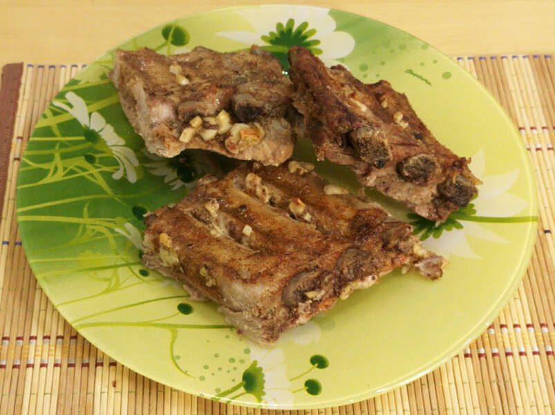 Свиные рёбра в рукаве - сочный и вкусный деликатес. п/о, видео.