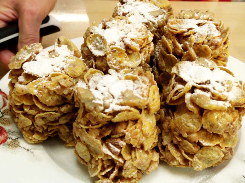 десерт, сладость «Еловые шишки», п/о, видео