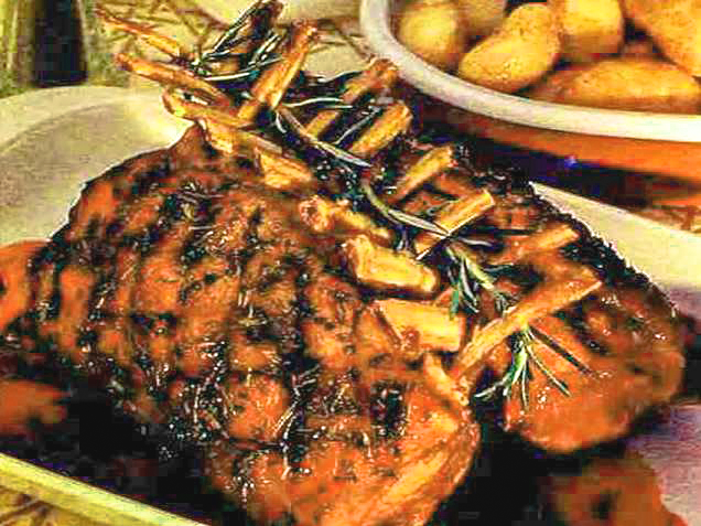 баранина на косточке.