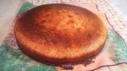 манник на кефире, без масла