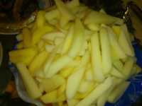 картофель брусочками для рыбного супа