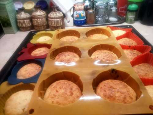 творожные кексики готовы