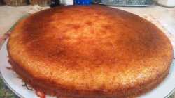 манник на кефире, без масла