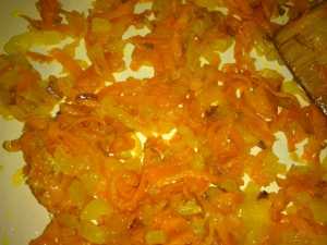 поджарка лука для рыбного супа