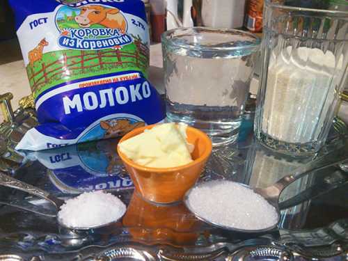 первоночальный состав продуктов для манной каши