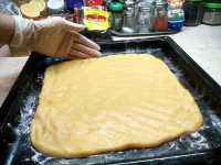 равняем тесто