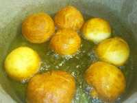 жарим баурсаки до коричневого цвета