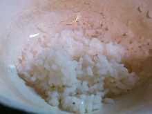 сваренный рис для супа картофельного с мясными фрикадельками