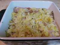 укладываем лук на рыбу