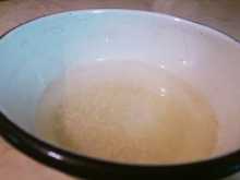 промываем рис для супа картофельного с мясными фрикадельками