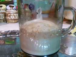 подошедшие дрожжи для сахарного пирога