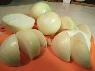 лук брусочками