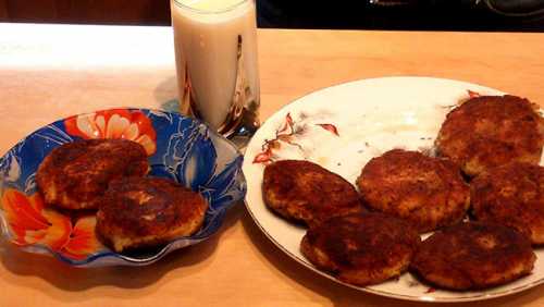 картофельные котлеты с молоком