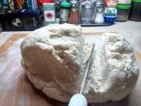 делим тесто на 3 части