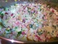окрошка с мясом рецепт классическая на майонезе. bbca08c36001c975ba6820090d0ec9f9. окрошка с мясом рецепт классическая на майонезе фото. окрошка с мясом рецепт классическая на майонезе-bbca08c36001c975ba6820090d0ec9f9. картинка окрошка с мясом рецепт классическая на майонезе. картинка bbca08c36001c975ba6820090d0ec9f9. Окрошка с колбасой на воде с уксусом и майонезом – это любимое летнее блюдо для многих. Таким кушаньем можно не только хорошо подкрепиться, но и охладиться в зной и жару. Вкусное и питательное оно простое в приготовлении и почти не заменимо летней порой! Порции: 10 Время готовки: 1 час 20 мин.