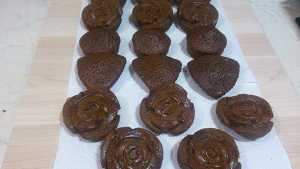 кофейные кексы на досточке