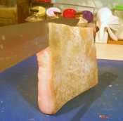 срезаем шкуру с сала