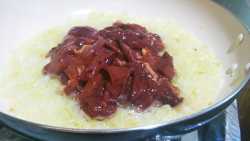 жарим печень для макароны по - флотски с печенью