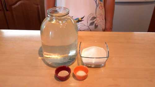 первоначальный состав продуктов