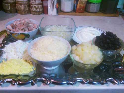 рецептурный состав салата 