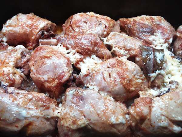 снимаем фальгу и запекаем ещё 10 минут